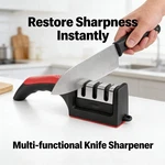 In 8 Seconds Knife Sharpener Non-slip Handle Multifunctional Tool For Kitc. Fixed Price $6.62.