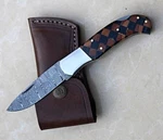 NESMO-508 Damascus Steel Pocket Knife, Folding Hunting Knives 7"" Back Lock W.... Fixed Price $43.96.