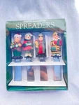 Vintage Boston Warehouse Holiday Folk Grandma Auntie Set Of 4 Spreaders. Fixed Price $15.99.