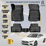 Floor Mats Liners For Mercedes A-class W177 Sd 2018-2024 All Weather Heavy Duty. Fixed Price $125.30.
