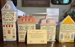 MINT-1992 Lenox Village Gourmet Canisters Set, Pasta, Rice, Sweets, Utensils. Fixed Price $2100.00.