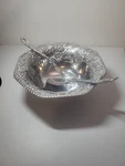 New In Box Lenox Grape Weave 3 Piece Salad Set Metal Serveware. Fixed Price $40.00.