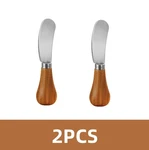 2PCS Stainless Steel Butter & Cheese Spreaders Multi-functional Kitchen Knives. Fixed Price $11.49.