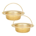 Snailhouse Sink Strainers, 2 Pack 4.5 Inches Stainless Steel Kitchen Mesh D. Fixed Price $23.00.