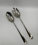 Vintage Raimond Italy Silverplate Salad Serving Set Fork & Spoon, 13 Long. Fixed Price $25.00.