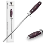 10 Inch Honing Steel With Pakkawood Handle, Knife Sharpener Rod, Professional.... Fixed Price $27.59.