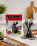 Kitchen Edge Knife Sharpener Sharpens Hones Standard Blade. Fixed Price $14.99.