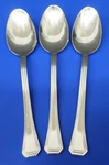 3 Octavia Pintinox 1929 Italy Bello Williams-sonoma Stainless Soup Spoons. Fixed Price $63.16.