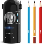 Afmat Electric Sharpener For Colored 7-11.5MM, Robot Black. Fixed Price $57.99.