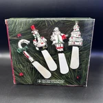 International Silver Company Christmas Holiday Cheer 4PC Spreader Set Santa Etc. Fixed Price $20.99.