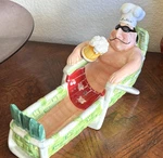 Mud Pie 11" Cracker Cookie Chillen Dish Holder Beer Mug Stainless Steel Spreader. Fixed Price $25.00.