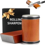 Diamond Rolling Knife Sharpener Straight Edge Roller Sharpening Tool 2-ANGLE. Fixed Price $9.99.