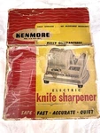 Vintage 1950S Kenmore Electric Knife Sharpener Single Wheel See Description. Fixed Price $32.00.