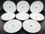 8 Target Artic Solstice Snowflake Salad Plates Set Onyx Home Dining Dish Lot. Fixed Price $119.77.