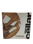 The Cellar Serve 4 Pc. Cheese Board Set, Acacia Wood & Stainless Steel. Fixed Price $16.46.