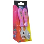 Zak Designs Dreamworks Trolls Easy Grip Flatware 2 Piece Set Spoon Fork New. Fixed Price $8.95.