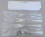 Set 4 Sourcing 1000 Stainless Steel Spaghetti Forks Flatware New B. Fixed Price $11.99.