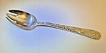 Kirk And Son Sterling Repousse Floral Flatware Ice Cream Spoon. Fixed Price $74.00.
