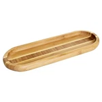Totally Bamboo Catch-all Spoon Rest With Inlay Design 10" X 3.5", Brown. Fixed Price $18.99.