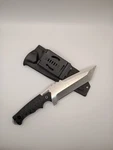 Purple Dragon 11" Tanto Blade Knife Full Tang D2 Steel Black G10 W Kydex Sheath. Fixed Price $36.99.