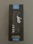 Zulay Kitchen Knife Sharpener & Cut-resistant Glove 2-STAGE Sharpening. Fixed Price $9.25.