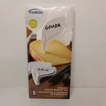 Cheese Marker Set Trudeau 5 Piece Ceramic Elegant Wine And Party. Fixed Price $15.99.