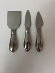 Yamazaki Stainless Steel Cheese Serving Knives Set Of 3. Fixed Price $8.99.
