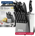 Mccook Knife Sets,german Stainless Steel Kitchen Block With Built-in. Fixed Price $104.99.