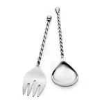 Mary Jurek Design Paloma Salad Serving Set, 10.5". Fixed Price $95.00.