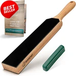Leather Strop Knife Sharpening Kit 14IN Dual Sided Compound Wood Tools Us. Fixed Price $34.79.