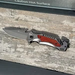 Nedfoss D2 Assisted Folding Knife Edc Wood Inlay Glass Breaker Pocket. Fixed Price $29.99.