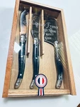Laguiole France Jean Ron 3 Piece Mini Cheese Knives Set. Fixed Price $50.40.