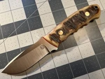 Bob Dozier K-19 Professional Skinner D2 Steel Ram Horn Handle W/kydex Sheath. Fixed Price $595.00.