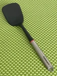 Cuisinart Black Nylon Solid Spatula Turner Utensil Stainless Steel Handle. Fixed Price $19.95.
