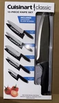 New Cuisinart Classic Pc Knife Set C77-10SM Chef Santoku Serrated Knives Nib. Fixed Price $28.00.
