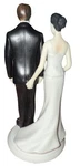 Love Pinch Caucasian Dark Hair Couple Funny Cake Topper Weddingstar. Fixed Price $36.98.