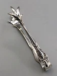 Chateau Rose By Alvin Sterling Silver Sugar Tongs 4". Fixed Price $114.00.