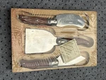 Set Of 3 French Laguiole Cheese Knives Spreader. Fixed Price $7.95.