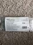 New! Pampered Chef Glass Beaded Spreader White #2811 Nip Sealed! Christmas. Fixed Price $12.00.