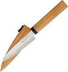 Kanetsune Satin Fixed Fruit Knife 3.66" Drop Point Blade - KC075. Fixed Price $15.62.