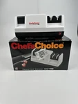 Electric Knife Sharpener Chefs Choice Diamond Hone Pro Heavy Duty 110. Fixed Price $28.21.