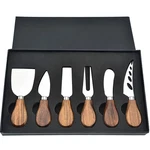 Charcuterie Board Cheese Knife Set Stainless Steel Wooden Handle Slicer 6 Pcs. Fixed Price $25.52.