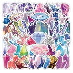 Crystal Quartz Lucky Stone Fortune Telling Diamond Collage Seal Sticker. Fixed Price $32.84.