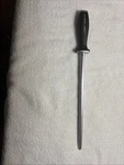 Kramer By Zwilling 12-INCH Double Cut Honing Steel With Plastic Handle. Fixed Price $60.00.