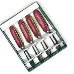 Vintage Boston Warehouse Watermelon Slices Cheese Butter Spreaders Set Of 4 New. Fixed Price $12.99.