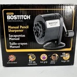 Stanley Bostitch Manual Pencil Sharpener Mountable MPS1-BLK Black New In Box. Fixed Price $7.95.