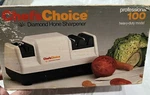 Chrome Edition Chef's Choice Pro 100 Diamond Hone Knife Sharpener In Box. Fixed Price $22.55.