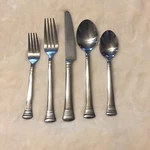 Cambridge Stainless Flatware Set Of 5 Forks Spoons Knife Preowned Good. Fixed Price $19.95.