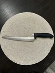 Dexter Usa 9" Offset Scalloped Slicer Bread Sandwich Knife Black SG163-9SC. Fixed Price $9.99.