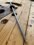Huge Mundial Black Round 14" Regular Cut Sharpening Steel Butcher Knife. Fixed Price $25.00.